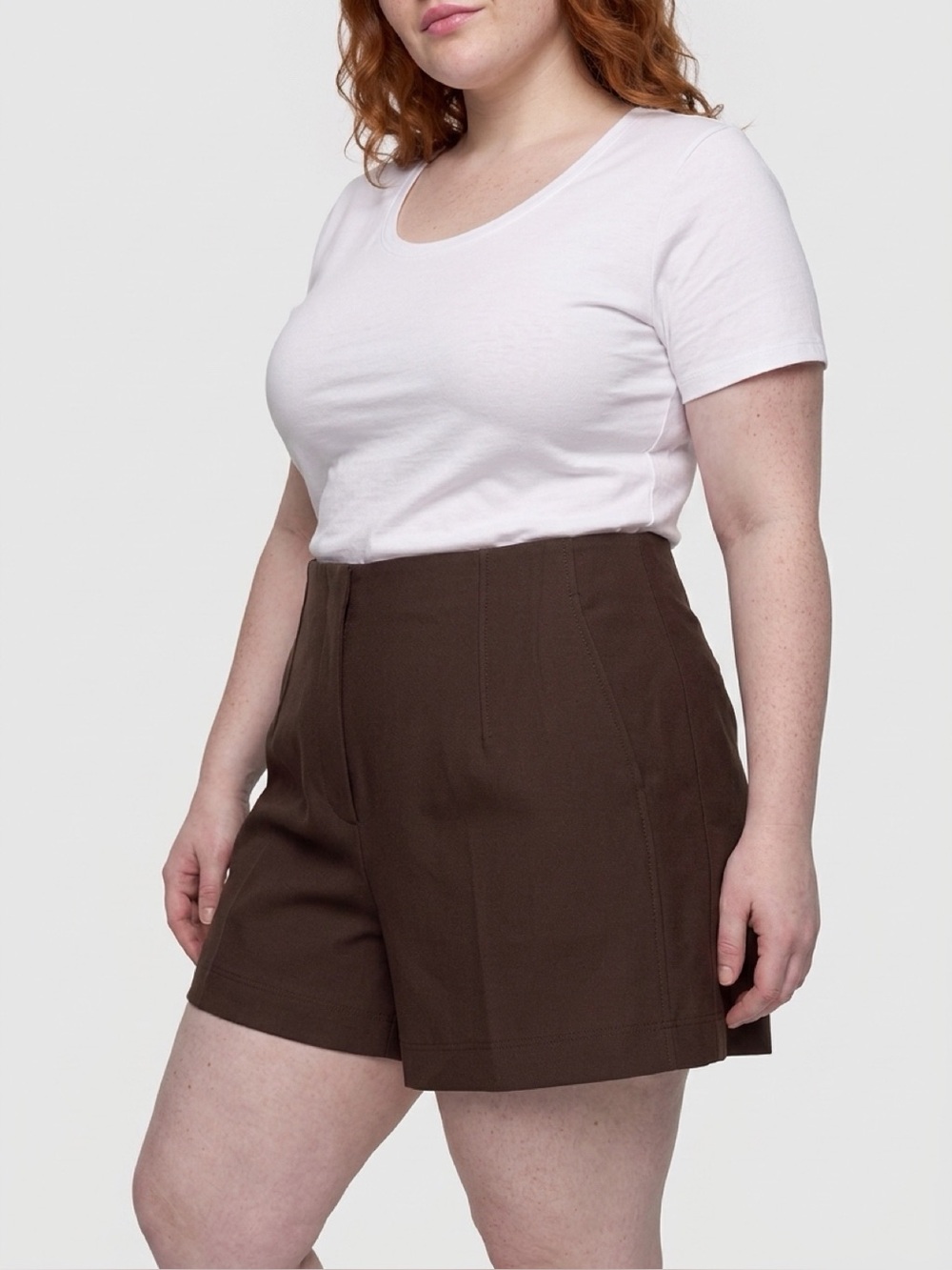 lululemon athletica High Waist Brown Women’s Shorts-Size 14-New Without Tags